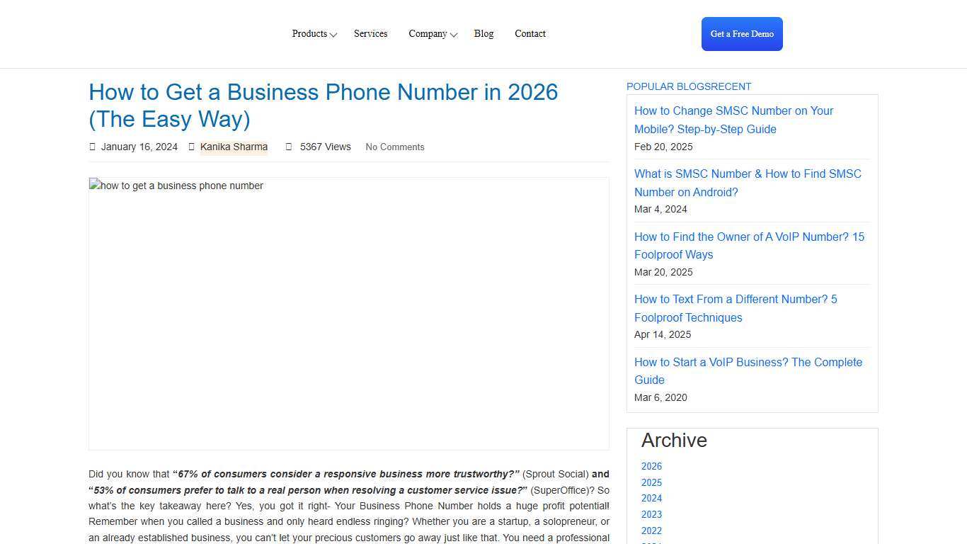 How to Get a Business Phone Number in 2026 (The Easy Way)